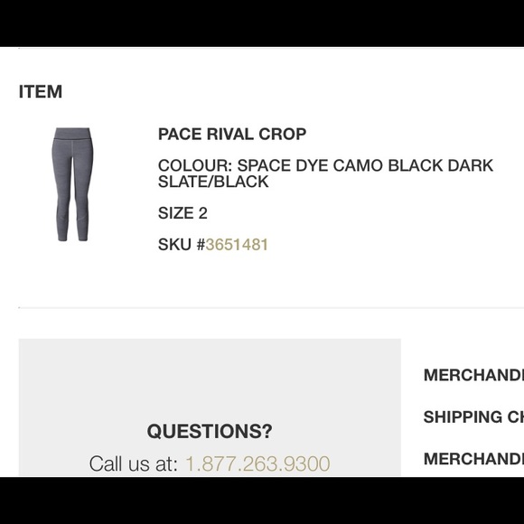 Lululemon Pace Rival Crop 22” Size 2 - Picture 2 of 5